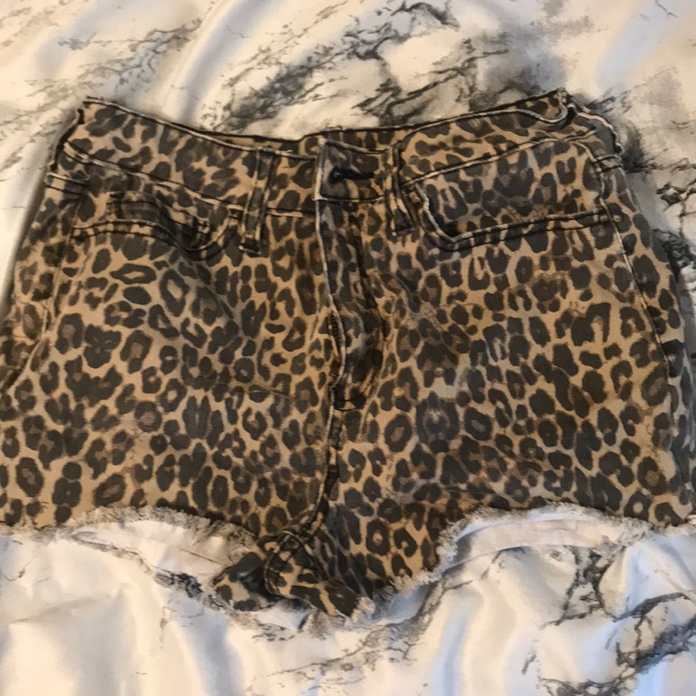 Cheetah print shorts!
